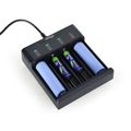 GEMBIRD Ni-MH + Li-ion Fast Battery Charger, black