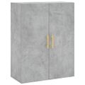 vidaXL Nástenné skrinky 2 ks betónové sivé 69,5x34x90 cm
