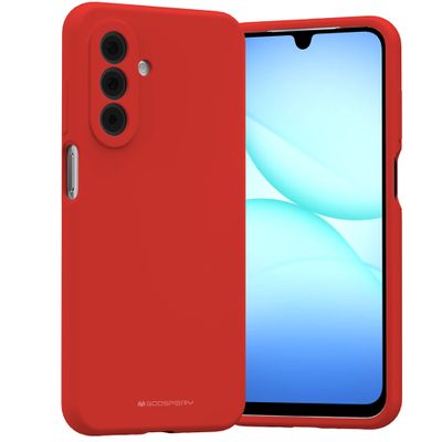 Silikónové puzdro Mercury pre iPhone 16 6,1" červené/red