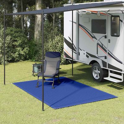 vidaXL Koberec do stanu 250x300 cm modrý HDPE