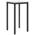 vidaXL Barový stôl Biela 60 x 60 x 105 cm Masívne borovicové drevo