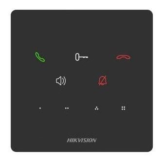 Hikvision Vnútorná dotyková IP Audio stanica bez obrazovky, PoE, alarm