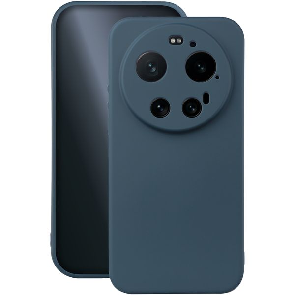 Silikónové puzdro na Xiaomi 17 Ultra tmavomodrá