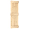 vidaXL Posuvné dvere Prírodná a biela 70 x 210 cm