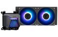 MSI vodný chladič CPU MAG CORELIQUID A15 240/ 2x 120mm ARGB fan Vodné chladenie, pre CPU, pre Intel i AMD, 2× 120mm ARGB ventilátor, socket 1700, 1851, AM5, AM4, čierny