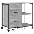 vidaXL Kabinet s nabíjacou stanicou 76 x 41 x 72 cm Kompozitné drevo