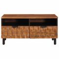 vidaXL Konferenčný stolík Hnedá 80 x 54 x 40 cm Masívne mango drevo