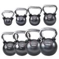 Vinylový kettlebell s chrómovaným úchopom HMS KGC 10 kg