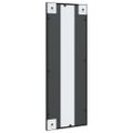 vidaXL Nástenné zrkadlo čierne 30x80 cm obdĺžnikové železné