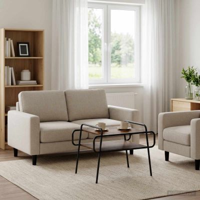 vidaXL Konferenčný stolík Staré drevo 70 x 50 x 51 cm Kompozitné drevo