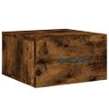 vidaXL Nástenné nočné stolíky 2 ks dymový dub 35x35x20 cm