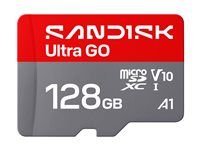 SanDisk Ultra GO - Pametová karta flash - 128 GB - A1 / UHS-I U1 / Class10 - microSDXC UHS-I