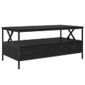 vidaXL Konferenčný stolík Čierny dub 100 x 51 x 45 cm Kompozitné drevo