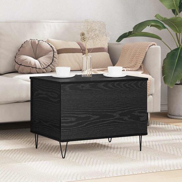 vidaXL Konferenčný stolík Čierny dub 60 x 44,5 x 45 cm