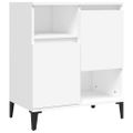 vidaXL Komody 3 ks biele 60x35x70 cm kompozitné drevo