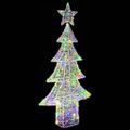 vidaXL Vianočný stromček 240 LED Viacfarebný 180 cm Akryl