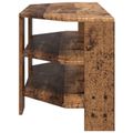 vidaXL RohováTVskriňa 102x40,5x45cm Staré drevo Kompozitné drevo