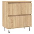 vidaXL Komoda dub sonoma 60x35x70 cm spracované drevo