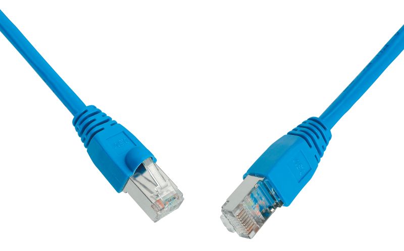 SOLARIX patch kábel CAT6 UTP PVC 2m modrý snag-proof