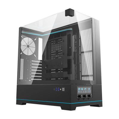 Počítačová skriňa Darkflash DY450 bez ventilátorov (čierna)