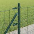 vidaXL Euro plot s betónovým podstavcom 10 x 0,6 m PVC potiahnutá oceľ