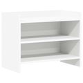 vidaXL TV skrinka 60 x 33 x 47 cm Biela Kompozitné drevo