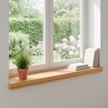 vidaXL Parapety 2 ks Svetlohnedá 100 x 20 x 2 cm Masívne bukové drevo