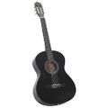 vidaXL 12-dielna klasická gitarová sada pre začiatočníkov čierna 4/4 39"
