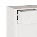 vidaXL Servírovacia skriňa so zásuvkou Drammen Biela 79 x 43 x 75.5 cm