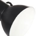 vidaXL Industriálna nástenná lampa, čierna 45x25 cm E27