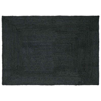 vidaXL Kusové koberce Obdĺžnikový Tmavosivá 240 x 340 cm Juta
