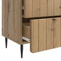 vidaXL Nočný stolík Dub artisan 62 x 34,5 x 49,5 cm Kompozitné drevo