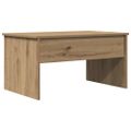 vidaXL Konferenčný stolík dub artisan 80x50,5x41,5 cm kompozitné drevo