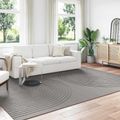 vidaXL Koberec do interiéru GALATI Sivá 340 x 240 cm Polyester