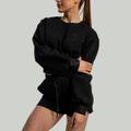 Dámska mikina Lunar Cropped Black - STRIX, veľkosť L, veľkosť oblečenia L