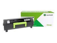 Vysoká výťažnosť - čierna - originálna - kazeta s farbivom LCCP, LRP, Lexmark Corporate - pre Lexmark MS312dn, MS415dn