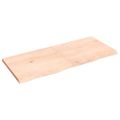 vidaXL Stolová doska 140x60x(2-4) cm neošetrený dubový masív
