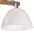 vidaXL Závesná lampa 25 W biela 105x30x65-108cm E27