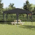vidaXL Párty stan Antracit 400 x 400 x 266 cm Polyetylén a oceľ