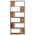 vidaXL Skriňa na knihy/Izbový prepážka Old Wood 80x24x186 cm