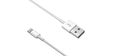 Kábel Devia Smart EC080 USB - Lightning 1,0 m 2,1A biely