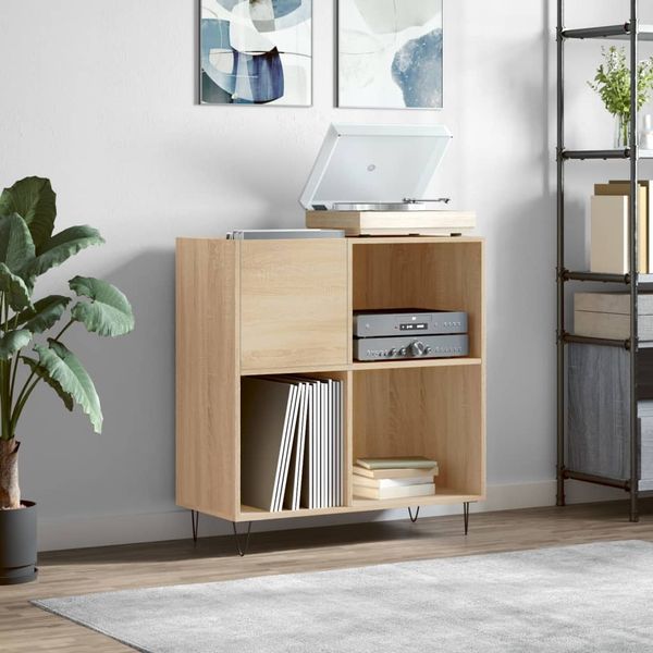 vidaXL Skrinka na platne dub sonoma 84,5x38x48 cm kompozitné drevo