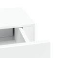 vidaXL Zásuvkové police nástenné 2 ks biele 40x23,5x10 cm MDF