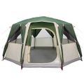 vidaXL Stan pre 6 osôb so strechou Zelená 425 x 396 x 222 cm