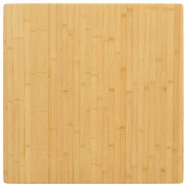 vidaXL Stolová doska 70x70x2,5 cm bambus