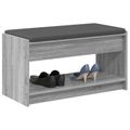 vidaXL Predsieňová lavica Sivá Sonoma 83 x 38 x 45 cm