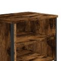 vidaXL Nočný stolík dymový dub 2 ks 40x30x40 cm kompozitné drevo