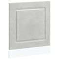 vidaXL Panel umývačky riadu Kalmar betónovo sivé 60x1,5x57 cm kompozitné drevo