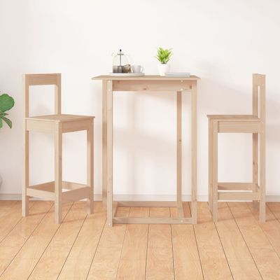 vidaXL Barové stoličky 2 ks 40x41,5x112 cm borovicový masív