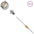 vidaXL HVLP striekacia pištoľ s tryskou 0,8 mm tryska Strieborná